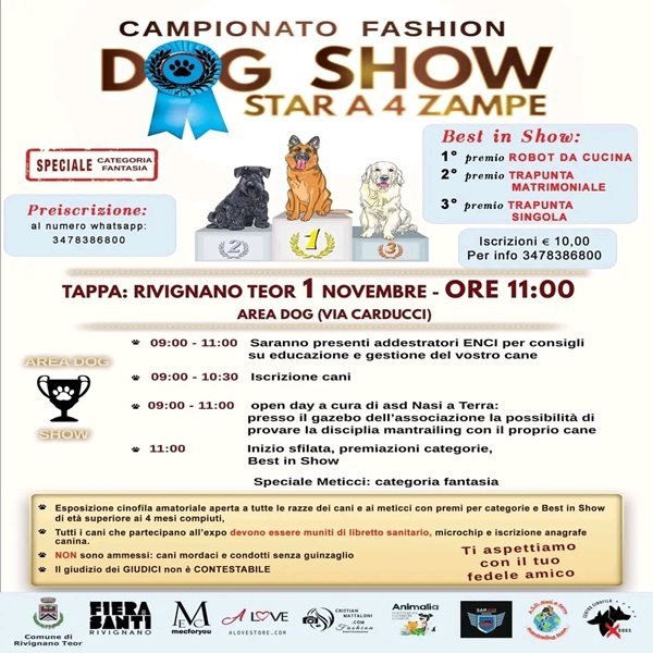 Dog Day - Campionato Fashion Dog Show