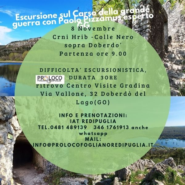 Crni Hrib escursione 8 novembre